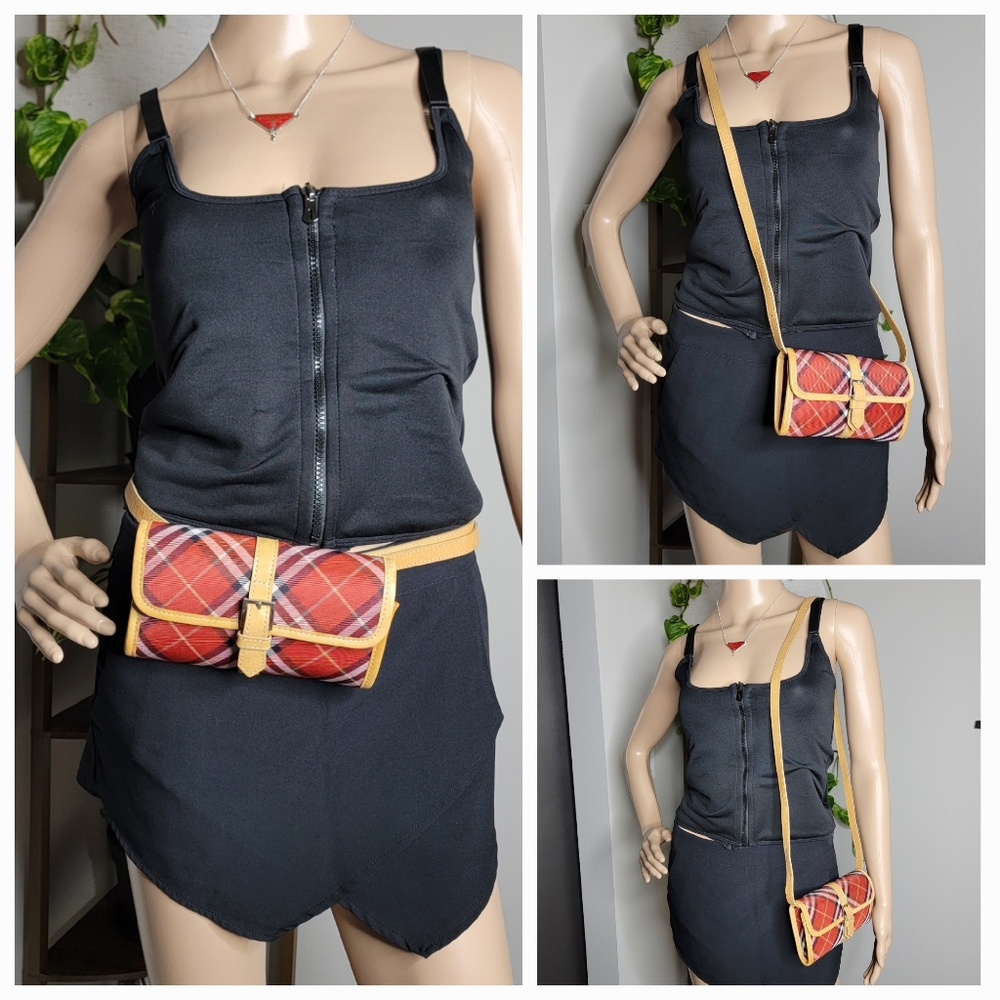 Firm✅️ Authentic Burberry Blue Label waist bag Or Crossbody Bag